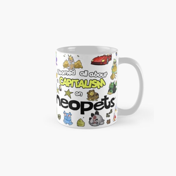 Vista previa del artículo con la obra «aprendí todo sobre el capitalismo en neopets», diseñado y vendido por asparrgo.