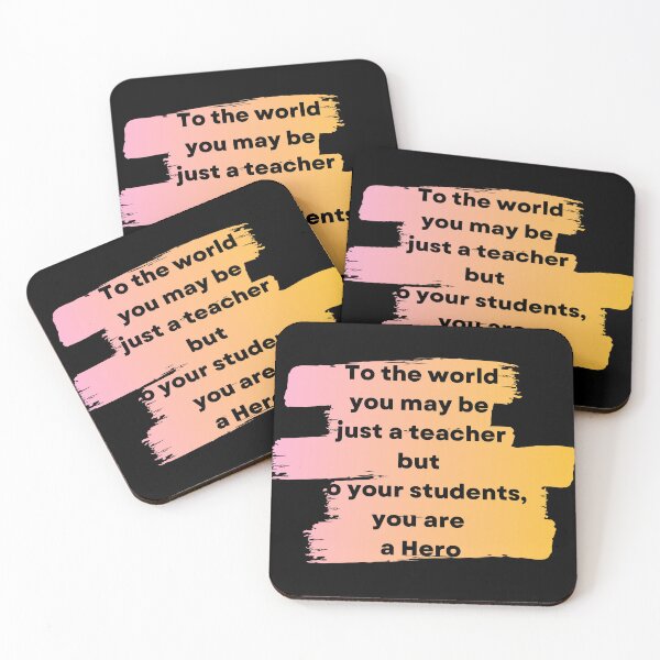 Item preview, You Are A Hero Peach Color Best Teacher Design designed and sold by BestTeacher.