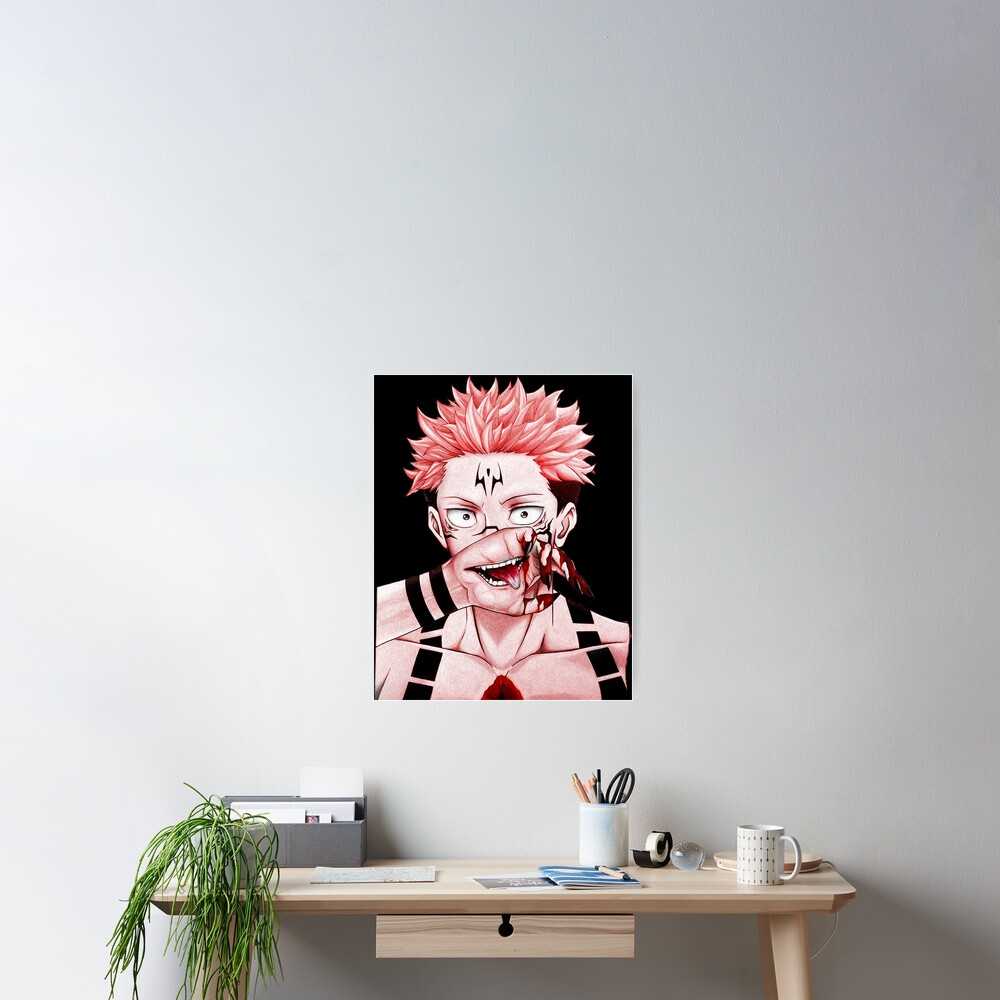 " Jujutsu Kaisen Sukuna, Jujutsu Kaisen" Poster For Sale By Ricon-Otaku ...