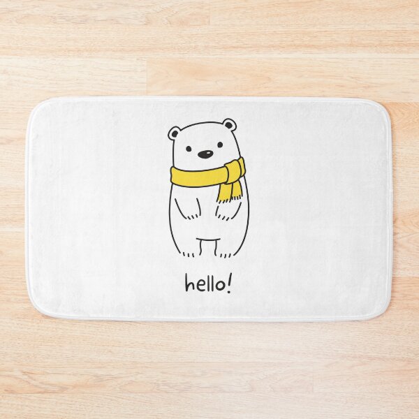 Item preview, Cute winter white little bear designed and sold by Mount Rock.