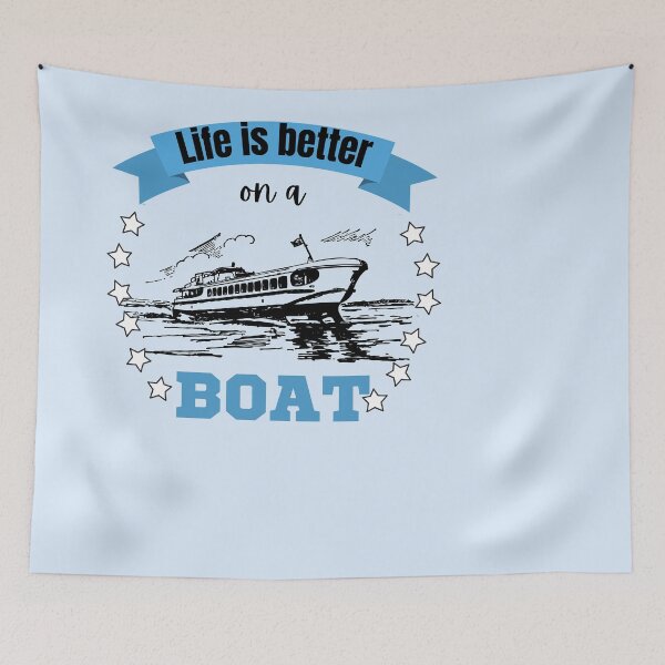 Item preview,  Life Is Better At Sea designed and sold by BronikowskiART.