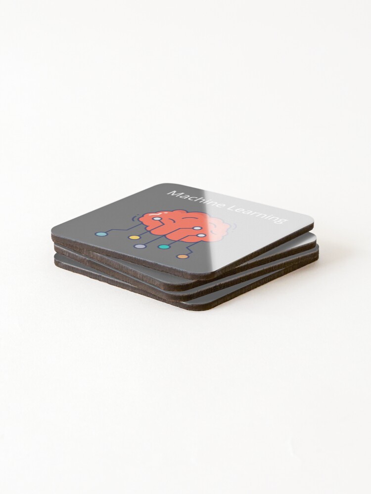 Thumbnail 4 of 5, Coasters (Set of 4), Machine Learning designed and sold by UpcomingTech.