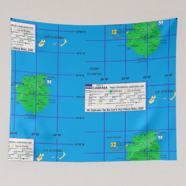 Item preview, Mapa di Djabraba designed and sold by SkolaNobu.