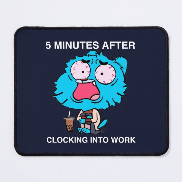 Item preview, Clock Into Work designed and sold by Whitelaw Comics.