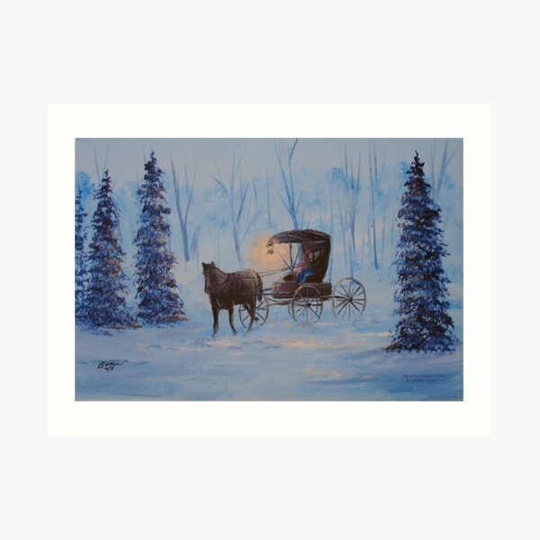 Carrage Ride Home Art Print