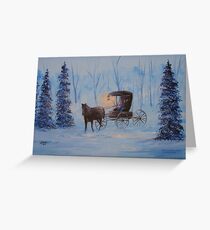 Carrage Ride Home Greeting Card