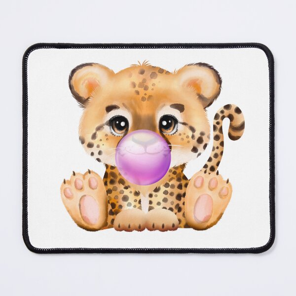 Item preview, Baby Cheetah Purple Bubble Gum designed and sold by MonkeyBizness.