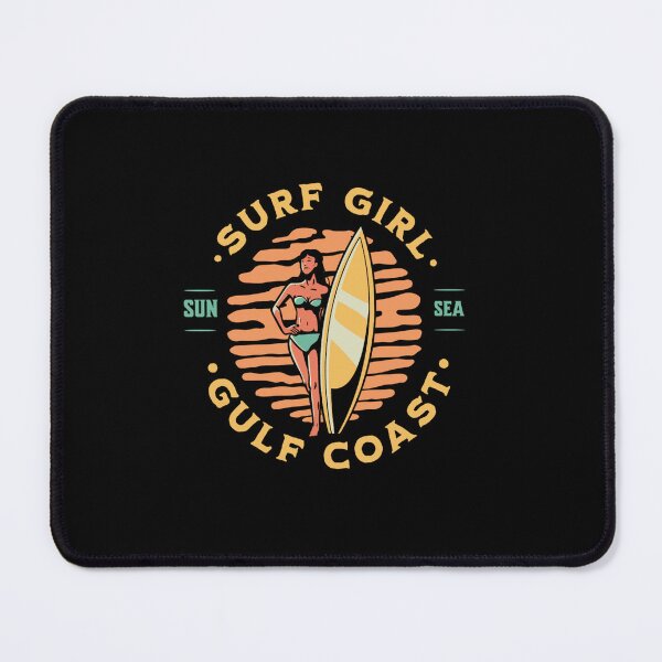 Item preview, Beach Surfer Girl Florida Texas Surfing designed and sold by CattlettArt.