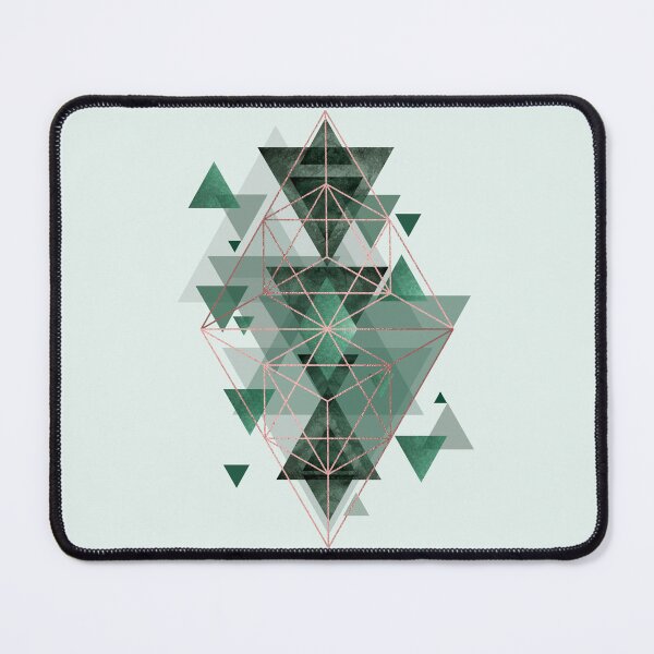 Item preview, Emerald Green Geometric designed and sold by UrbanEpiphany.