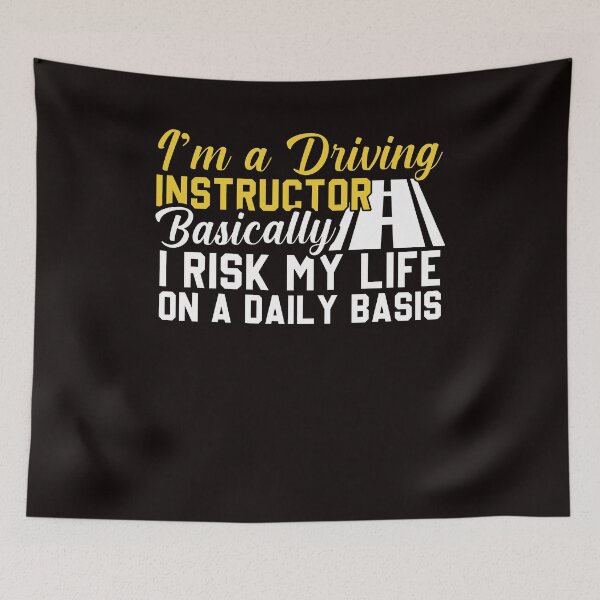 Item preview, Funny Driving Instructor Teacher School Novice Driver Car designed and sold by TomGiantDesigns.