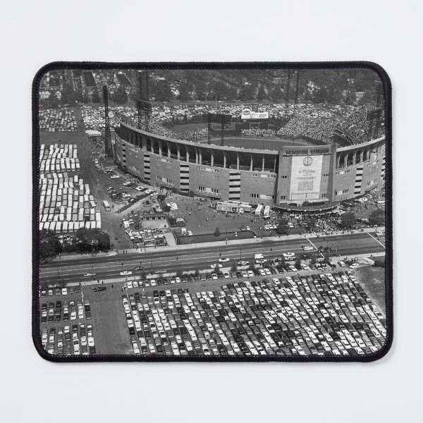 Item preview, Baltimore Memorial Stadium, Baltimore Baseball Stadium, Old Ballparks, Old Stadiums, Baltimore MD, outfield bleachers, Parking lot, 1960s designed and sold by Nostrathomas66.