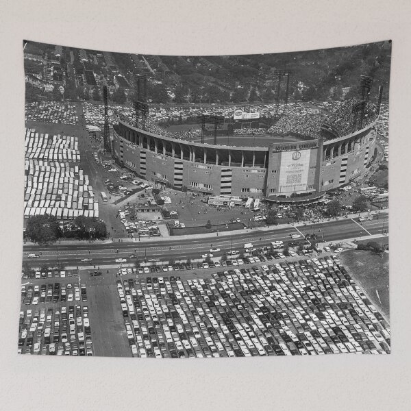 Item preview, Baltimore Memorial Stadium, Baltimore Baseball Stadium, Old Ballparks, Old Stadiums, Baltimore MD, outfield bleachers, Parking lot, 1960s designed and sold by Nostrathomas66.
