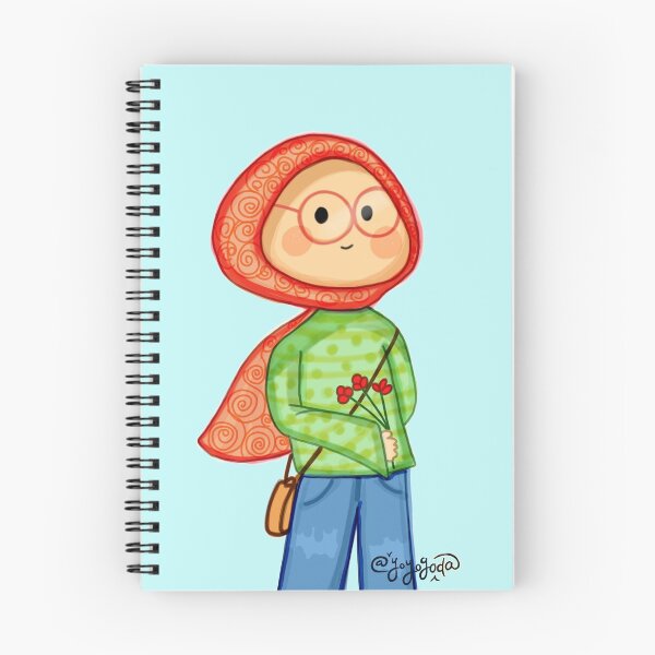 Item preview, cute girle with hijab designed and sold by yoyogoda.