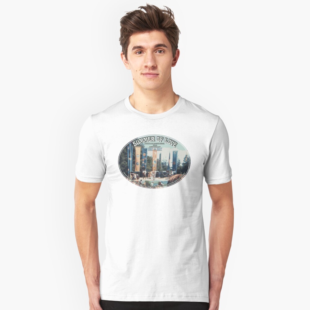Summer of Love - 1967 - 50th Anniversary Slim Fit T-Shirt