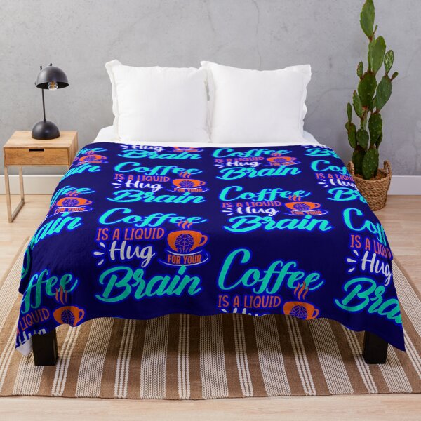 Item preview, Coffee Is A Liquid Hug For Your Brain designed and sold by WoodburyLake.