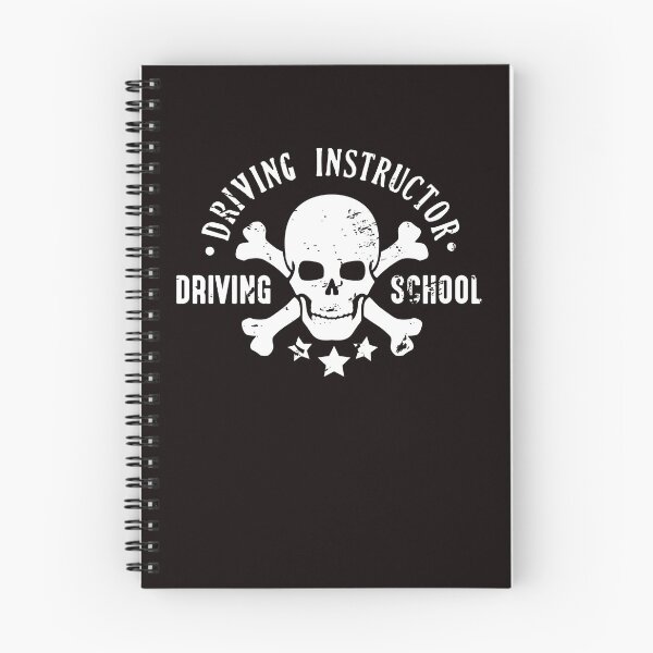 Item preview, Driver Instructor School Skull Lesson Teacher Novice Driver designed and sold by TomGiantDesigns.