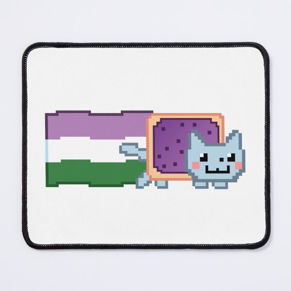Item preview, Poptart Cat Genderqueer Pride  designed and sold by MaggieWolff24.