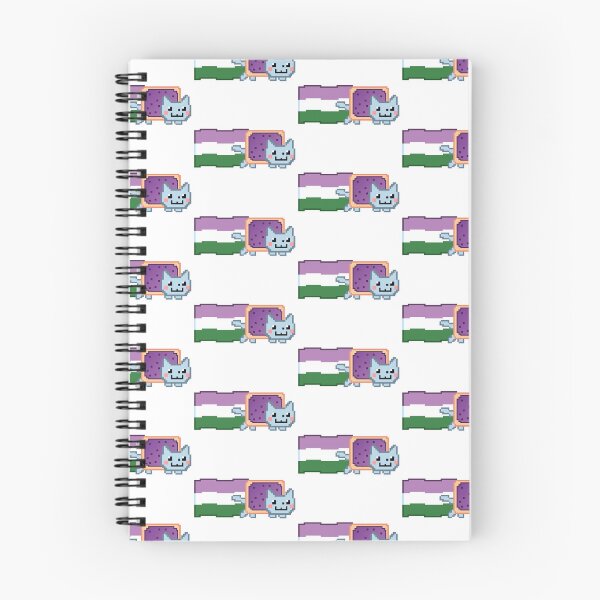 Item preview, Poptart Cat Genderqueer Pride  designed and sold by MaggieWolff24.