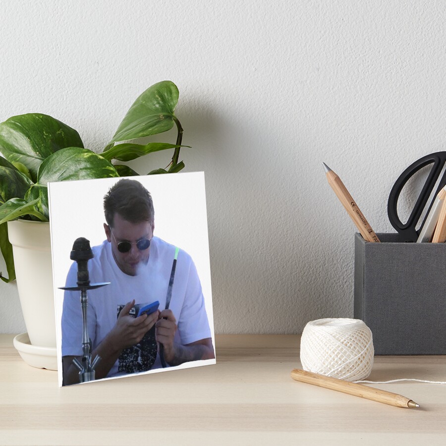 "Luka Doncic hookah" Art Board Print for Sale by jassemr Redbubble