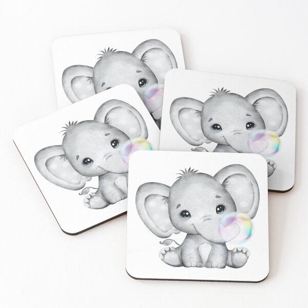 Item preview, Baby Elephant Rainbow Bubble Gum designed and sold by MonkeyBizness.