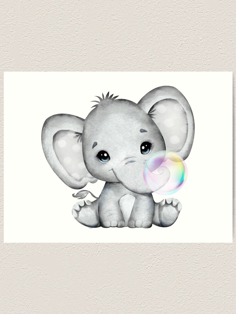 Wall Art Print, Rainbow Bubble