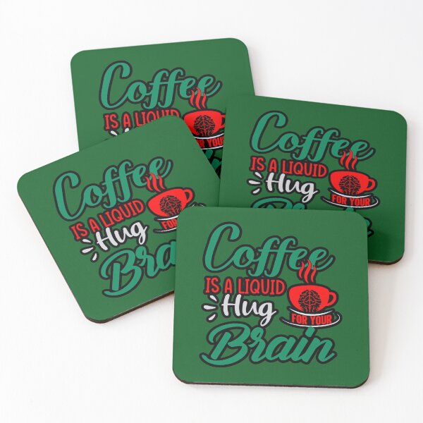 Item preview, Coffee Is A Liquid Hug For Your Brain designed and sold by WoodburyLake.
