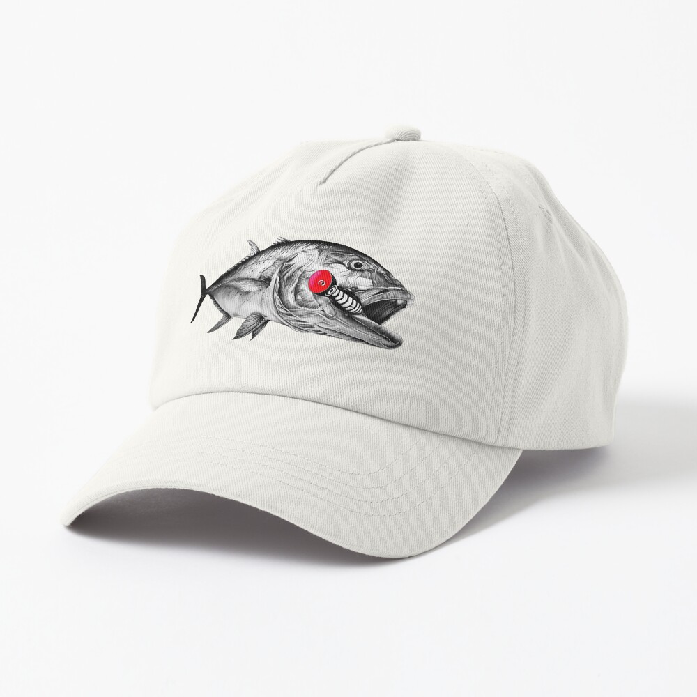 Angry Giant Trevally Trucker Cap, GT Fishing Hat -  Hong Kong