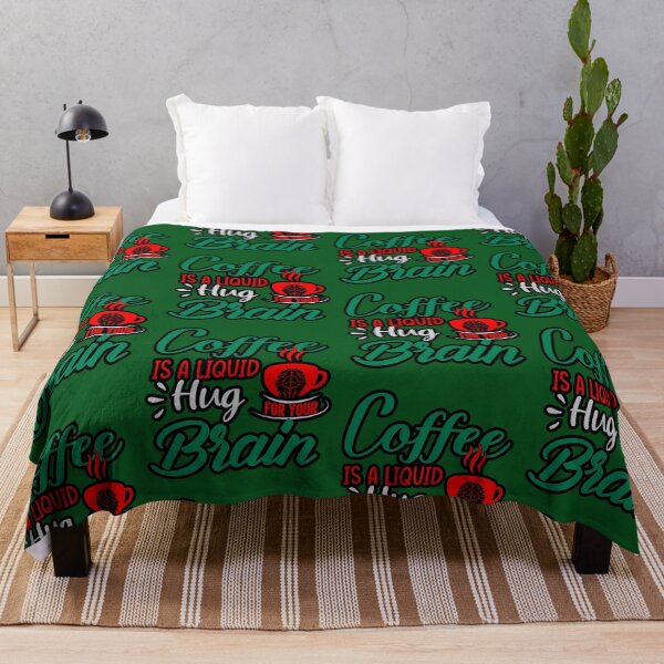 Item preview, Coffee Is A Liquid Hug For Your Brain designed and sold by WoodburyLake.