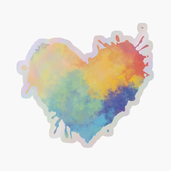 Aperçu de l'œuvre Coeur coloré créée et vendue par Factory28.