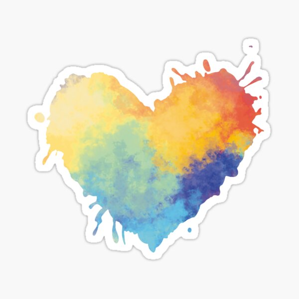 Item preview, Colorful heart designed and sold by Factory28.