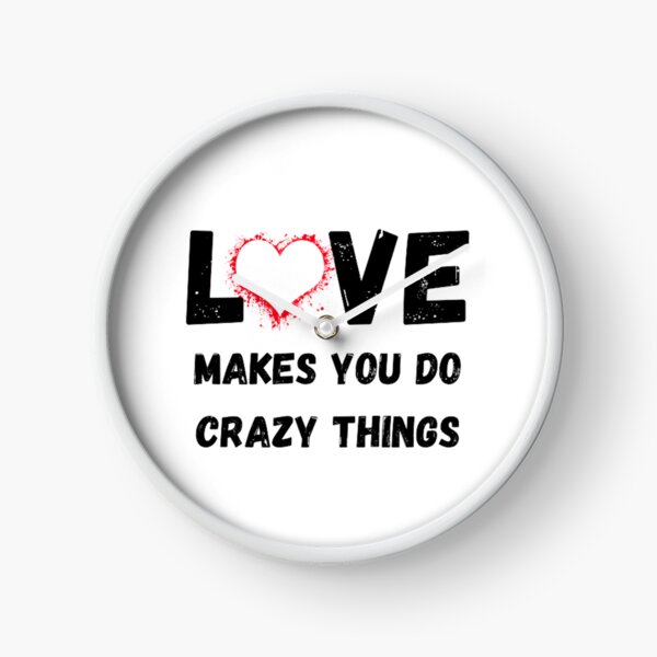 Item preview, Love Makes You Do Crazy Things designed and sold by Vintage Vibe Studio.