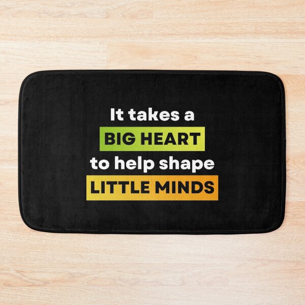 Item preview, It Takes A Big Heart Green and Yellow Best Teacher Design designed and sold by BestTeacher.