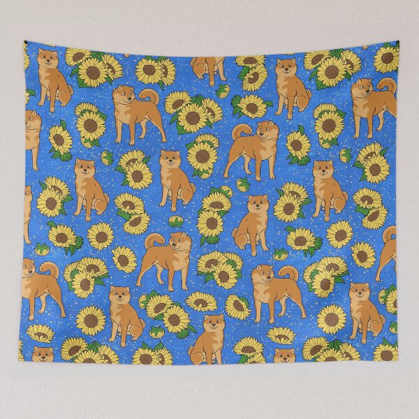 Item preview, Full Body Red Hokkaido and Himawari Sunflowers Pattern (All-Over Print) designed and sold by HokkaidoHANA.