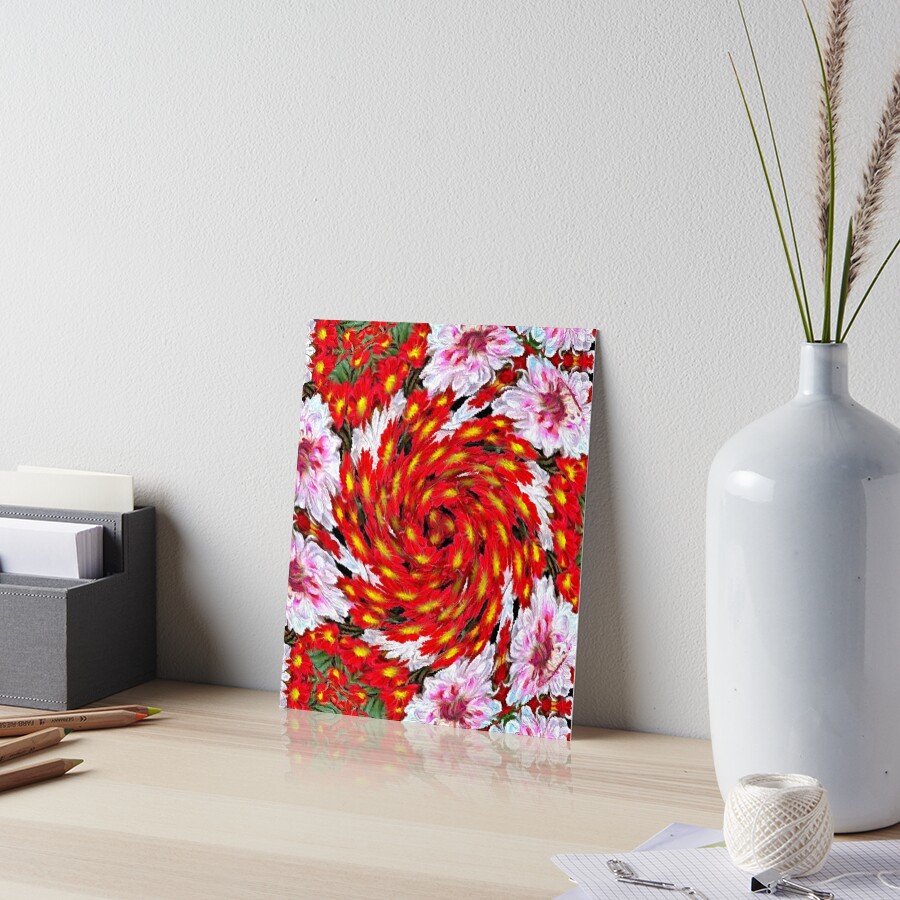 Item preview, Art Board Print designed and sold by Patternflower.