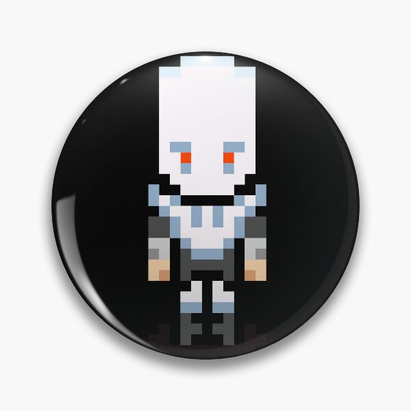 Aperçu de l'œuvre Soldat de pied de style pixel art rétro (blanc) créée et vendue par fallinfrog.