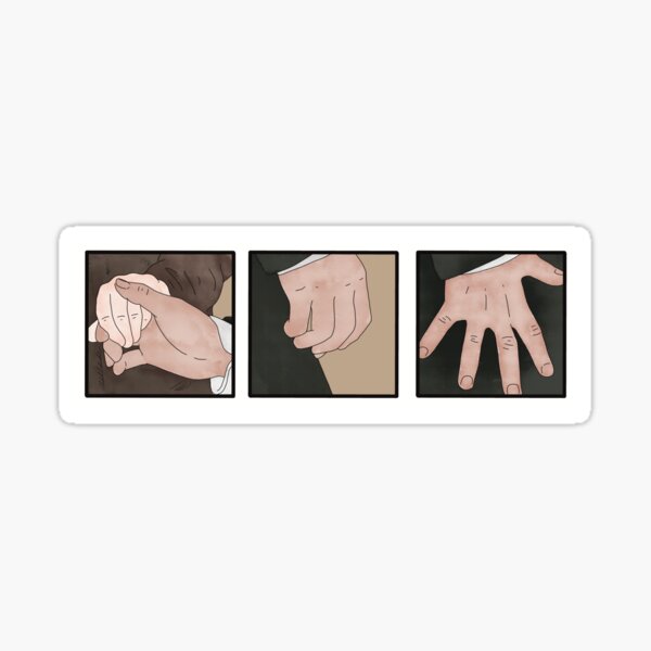The touch and the hand flex. Pride and Prejudice. Mr. Darcy Sticker