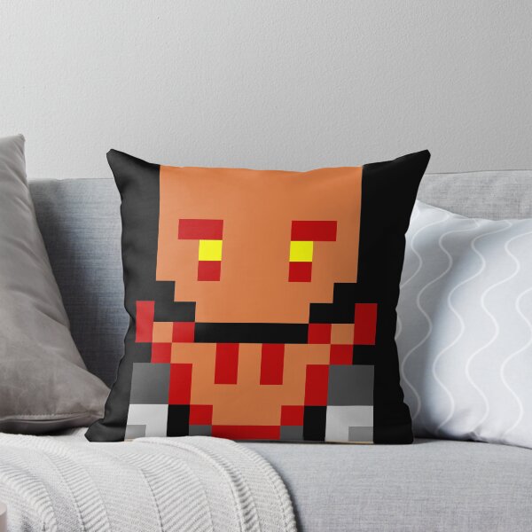 Aperçu de l'œuvre Soldat de pied de style pixel art rétro (orange) créée et vendue par fallinfrog.