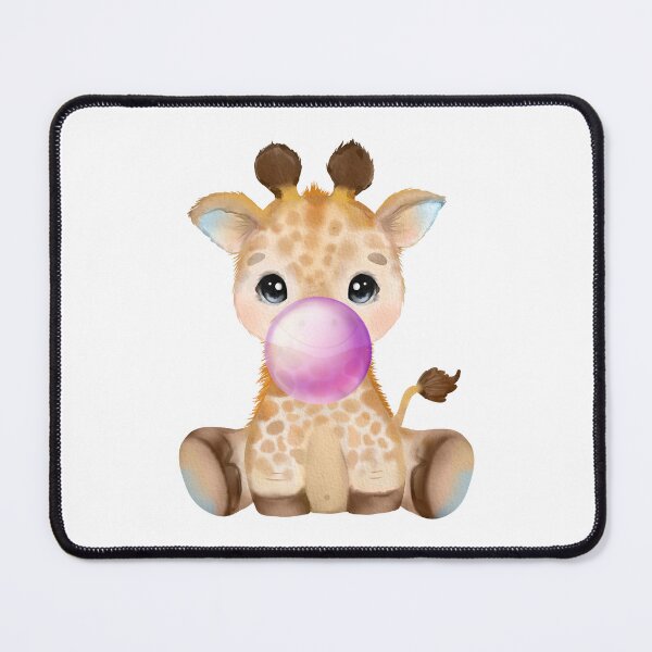 Item preview, Baby Giraffe Purple Bubble Gum designed and sold by MonkeyBizness.