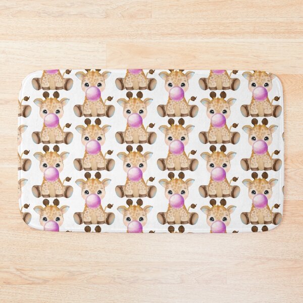 Item preview, Baby Giraffe Purple Bubble Gum designed and sold by MonkeyBizness.