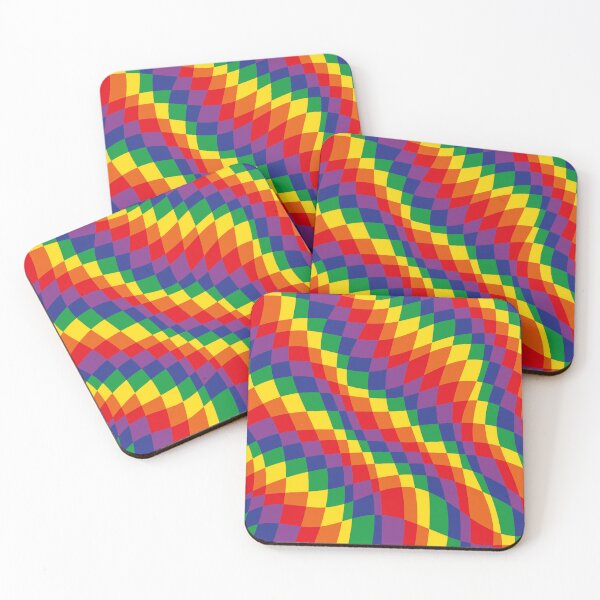 Item preview, Rainbow Checkerboard designed and sold by Texterns.