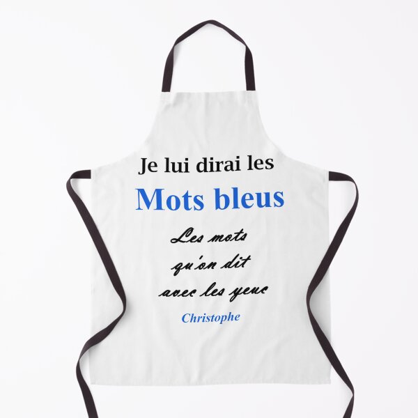 Aperçu de l'œuvre Christophe chanteur paroles bleues créée et vendue par SaiNayDS.