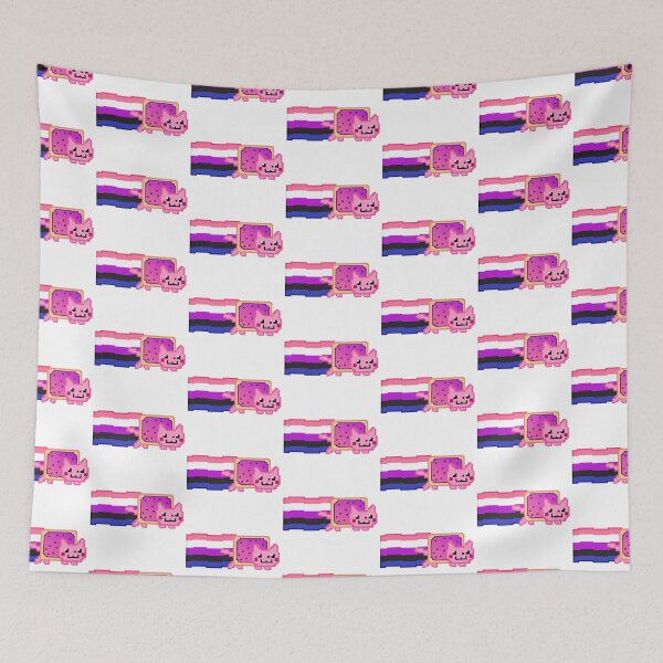Item preview, Poptart Cat Genderfluid Pride  designed and sold by MaggieWolff24.