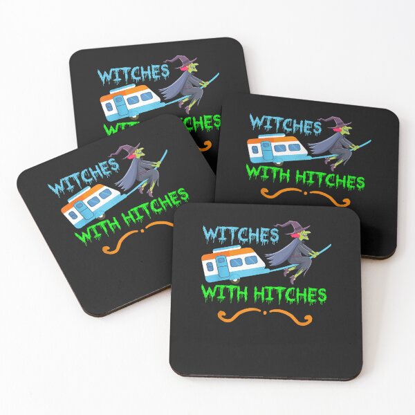 Aperçu de l'œuvre Sorcières avec accrocs Halloween Outdoor Nouveauté créée et vendue par JustineThiem.