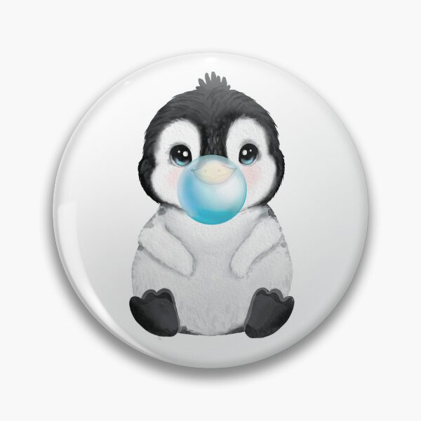 Item preview, Baby Penguin Blue Bubble Gum designed and sold by MonkeyBizness.