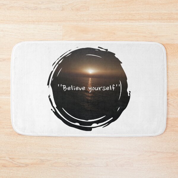 Item preview, Believe yourself inspirational sunset quotes  designed and sold by HBWOLFARTS.