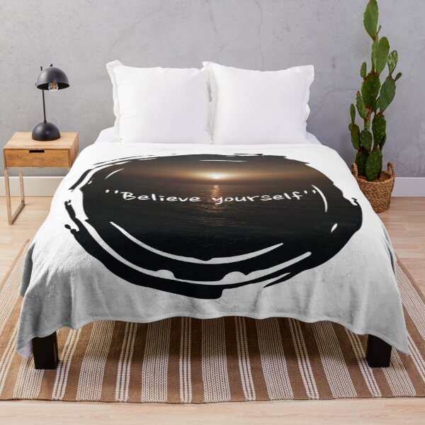 Item preview, Believe yourself inspirational sunset quotes designed and sold by HBWOLFARTS.