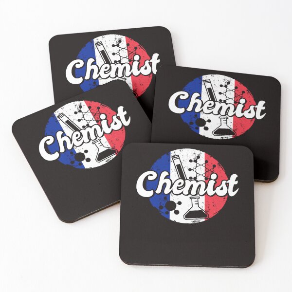 Artikelvorschau, Chemiker Frankreich Flagge Labor Chemie Apotheker Labor Tech entworfen und verkauft von TomGiantDesigns.