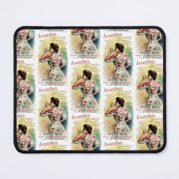 Item preview, Vintage Quack Medicine Advertisement, Ayer's Pills, Pretty Woman designed and sold by hjsmith.