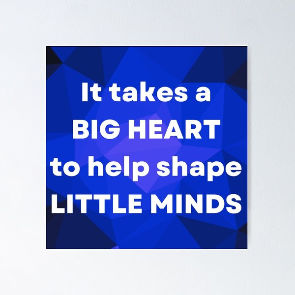 Item preview, It Takes A Big Heart Blue Best Teacher Design designed and sold by BestTeacher.