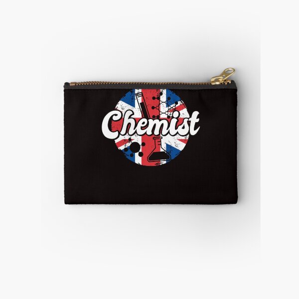 Artikelvorschau, Chemist UK Great Britain Flag Labor Chemistry Lab Tech entworfen und verkauft von TomGiantDesigns.